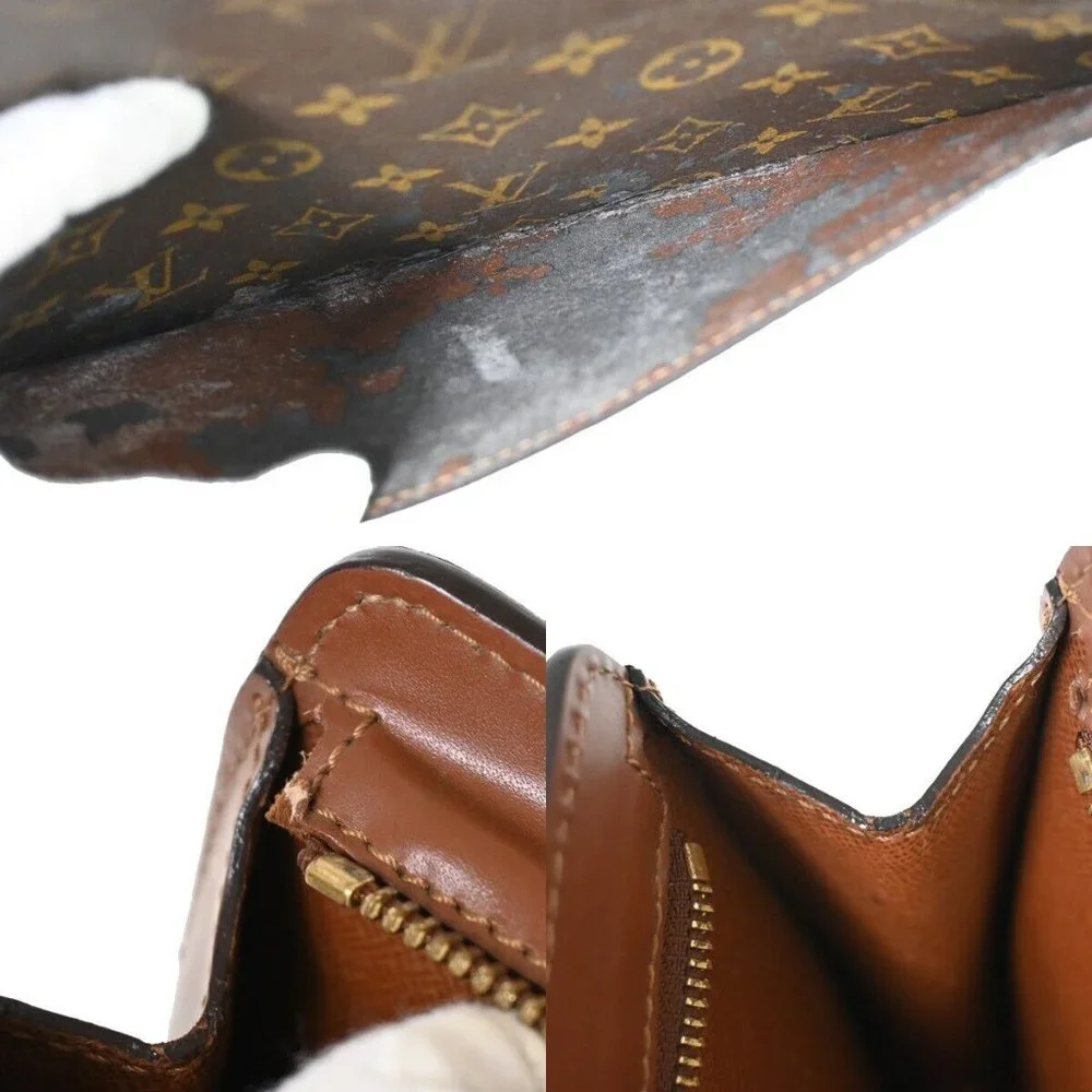 LOUIS VUITTON Pochette Homme Clutch Hand Bag Monogram Leather BN M51795 02HB680